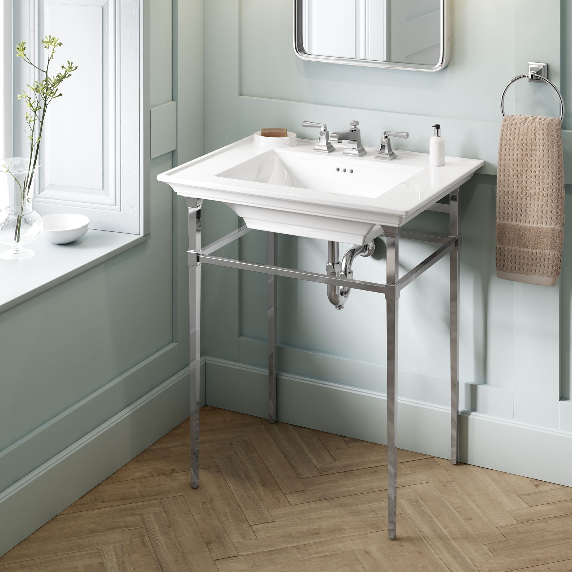 Town Square® S 8-Inch Widespread 2-Handle Bathroom Faucet 1.2 gpm/4.5 L/min With Lever Handles